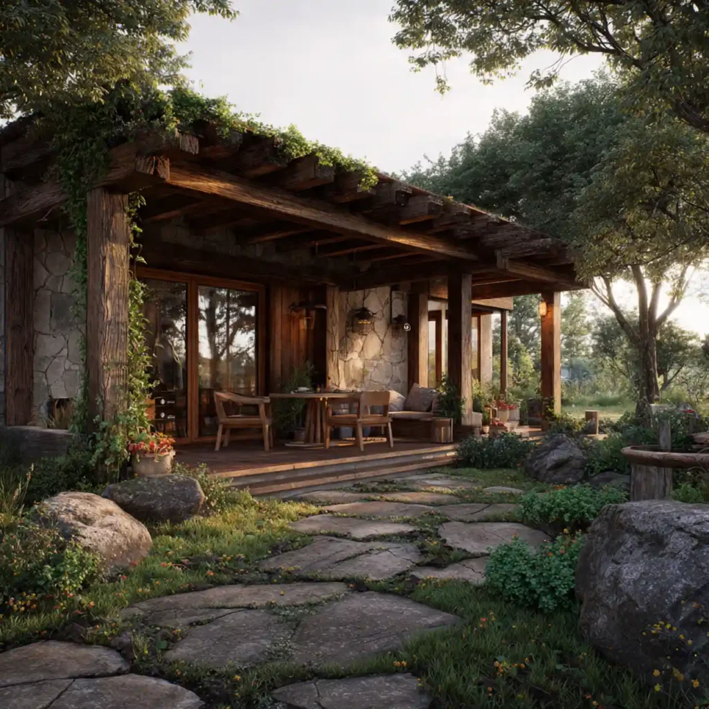 13-Rustic Home Exterior Idea