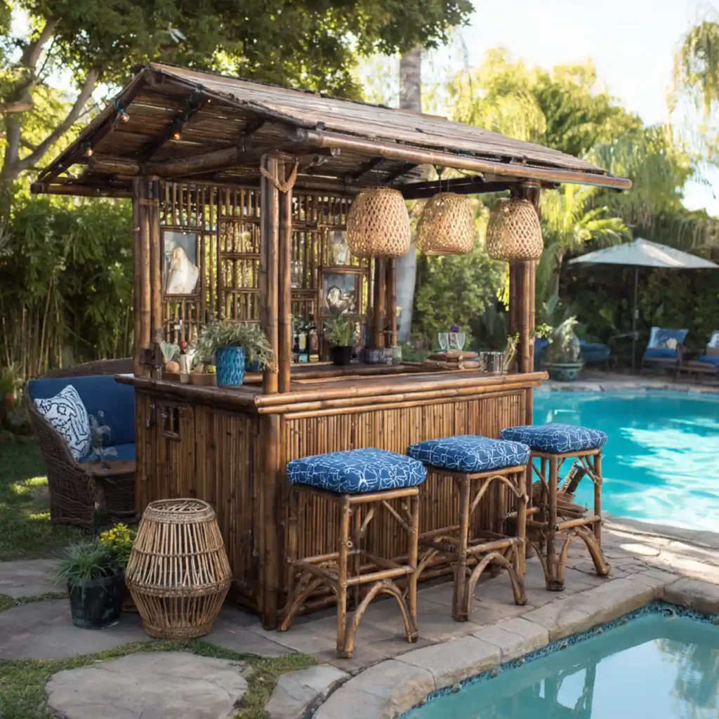 14-Outdoor Patio Bar Idea