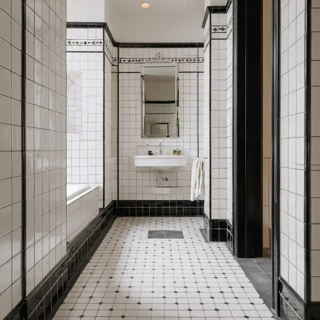 15-Black and White Bathroom Idea