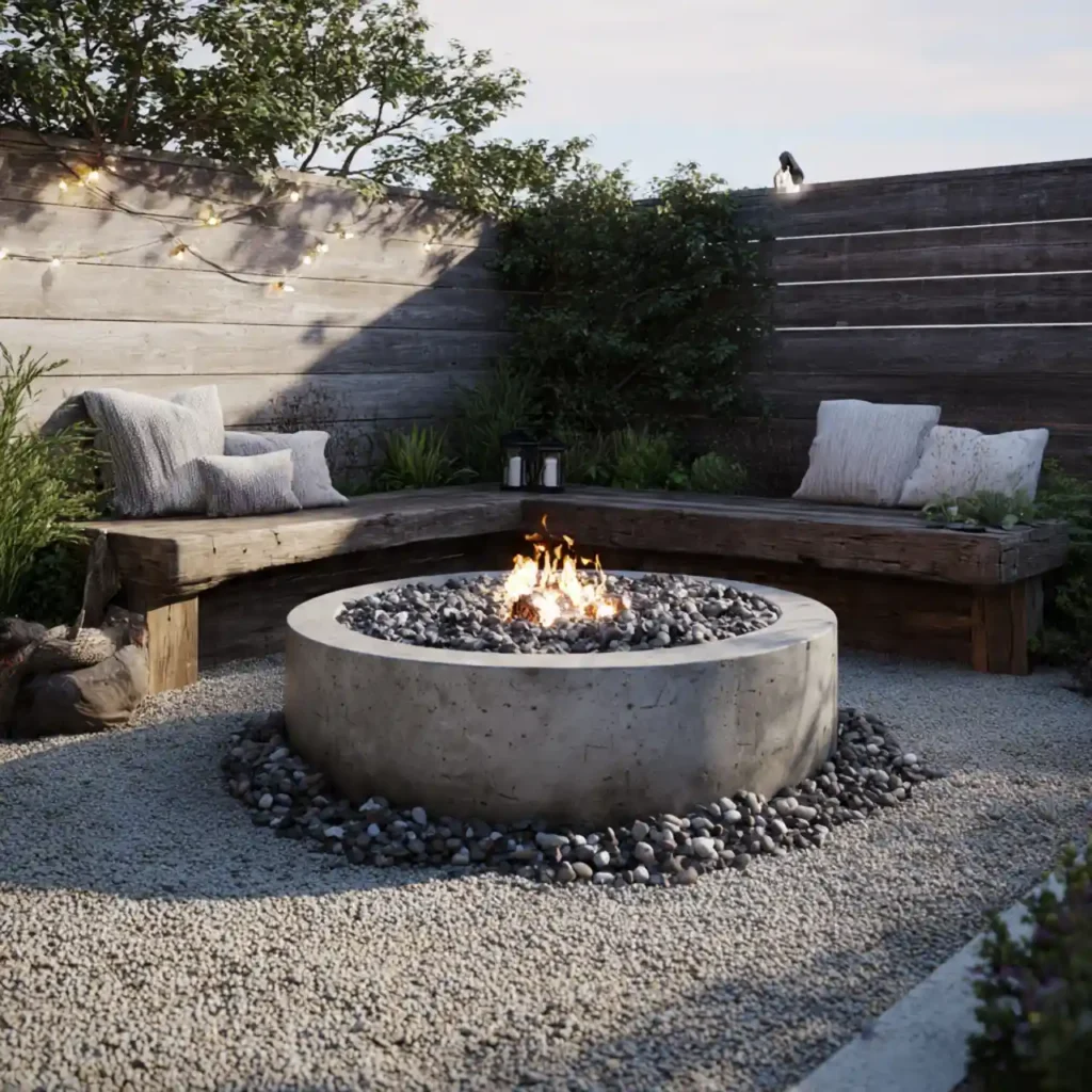 15-Outdoor Fire Pit Area Idea