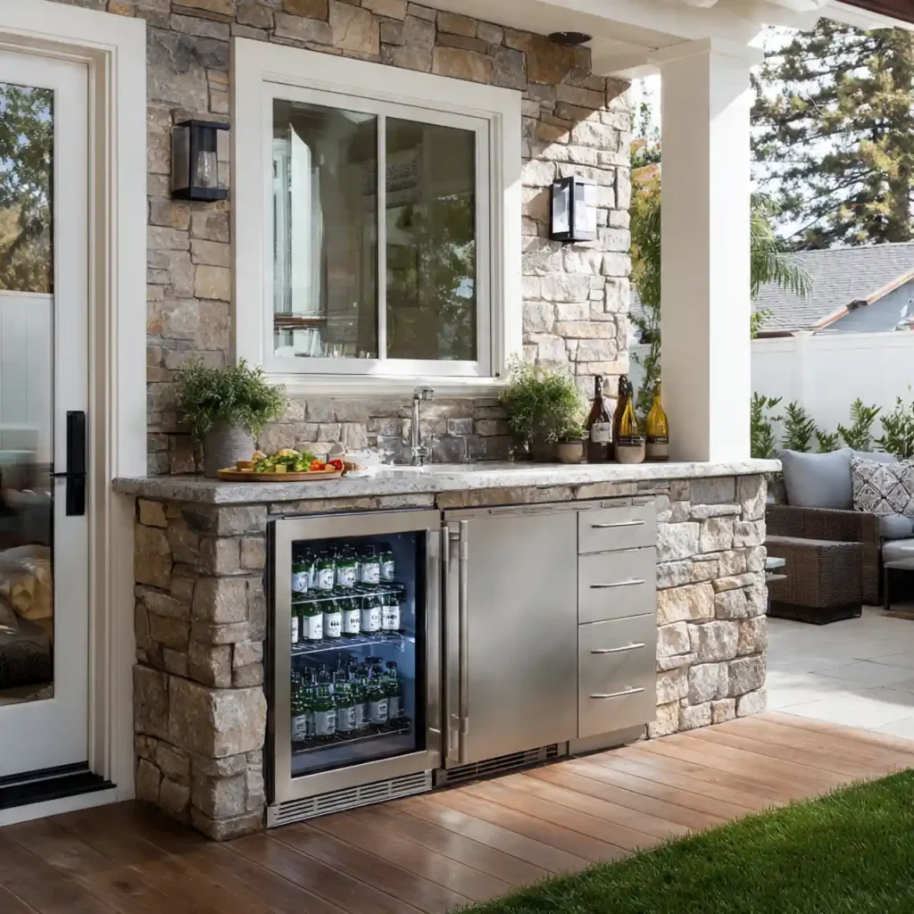 15-Outdoor Patio Bar Idea