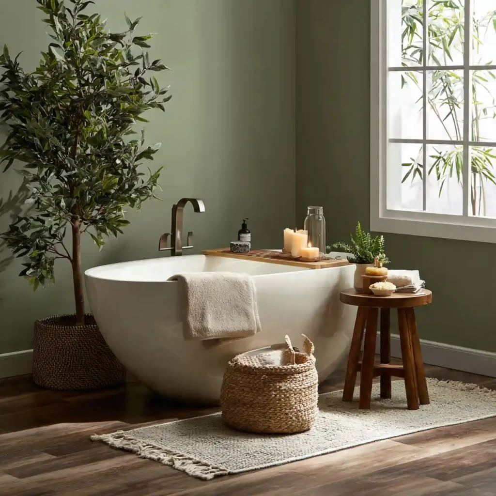 16-Bathtub Decor Idea