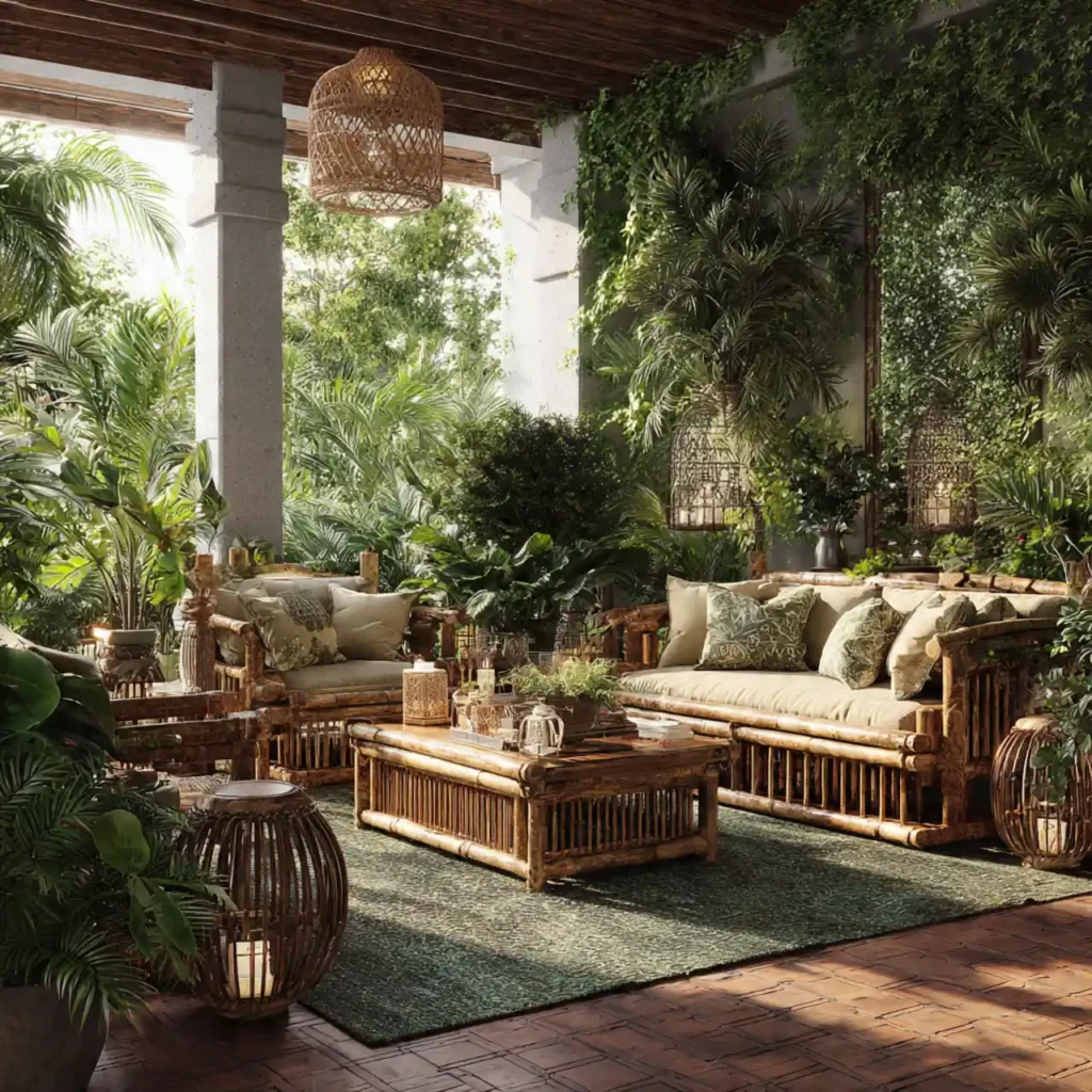 16-Outdoor Living Room Idea