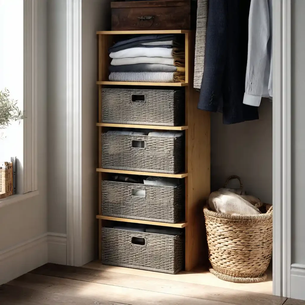 17-Bathroom Linen Closet Organization Idea