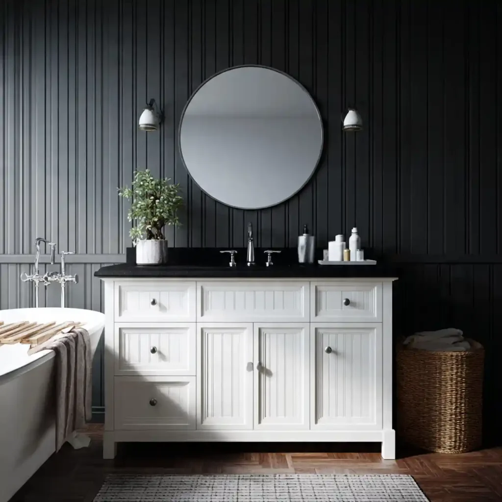 18-Black and White Bathroom Idea