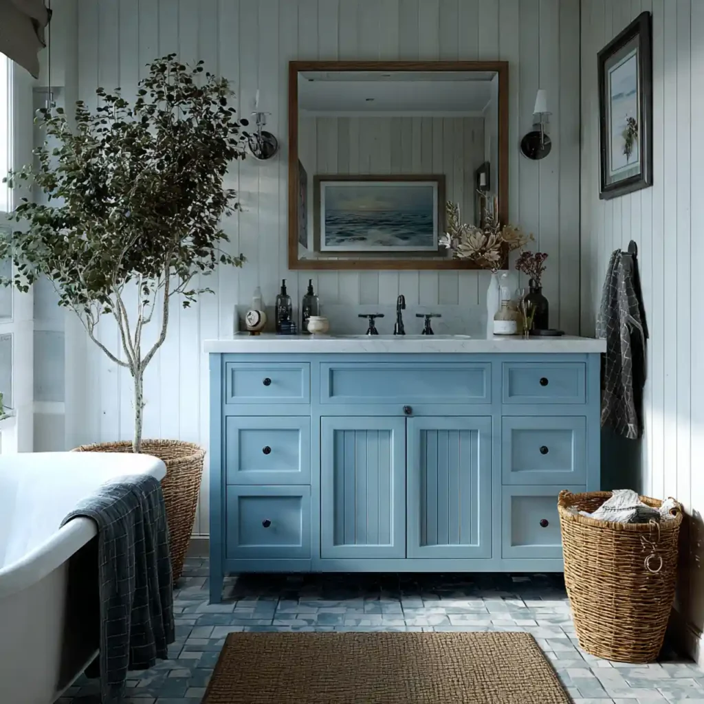 19-Blue Bathroom Idea