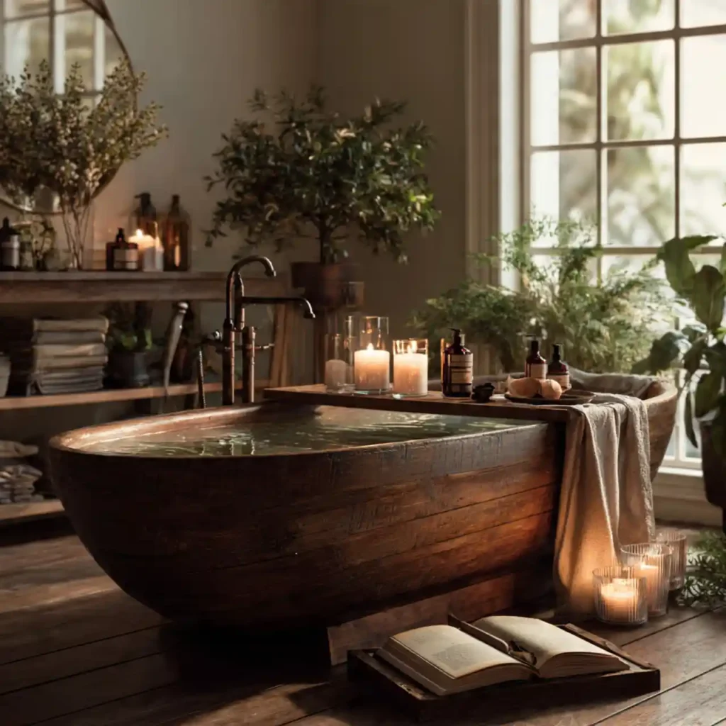 2-Bathtub Decor Idea