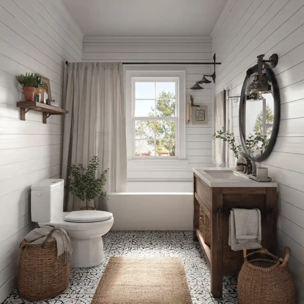 2-Farmhouse Bathroom Idea