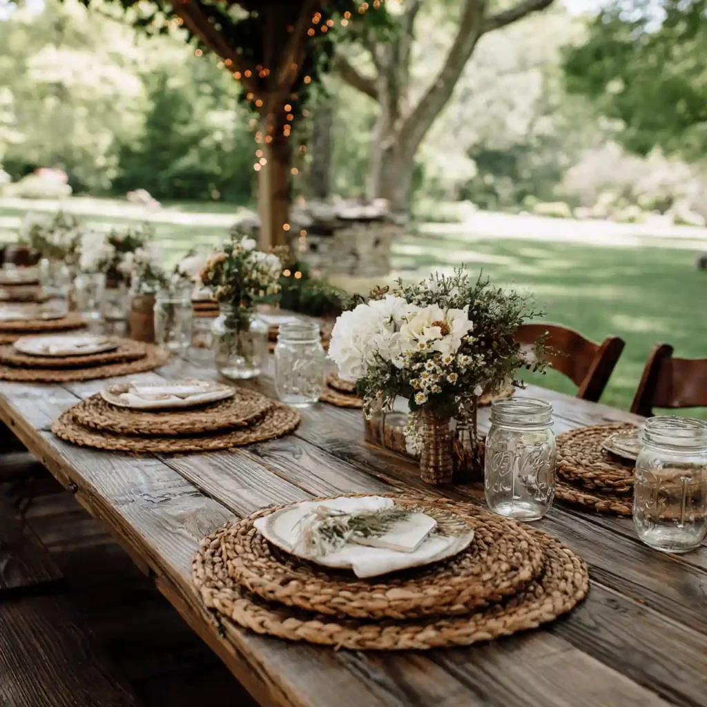2-Outdoor Table Decor Idea
