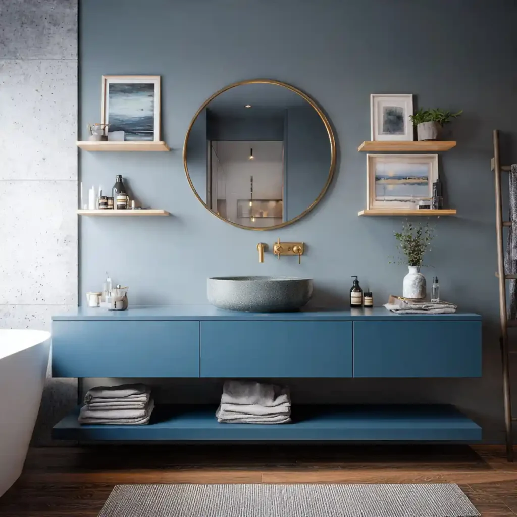 21-Blue Bathroom Idea