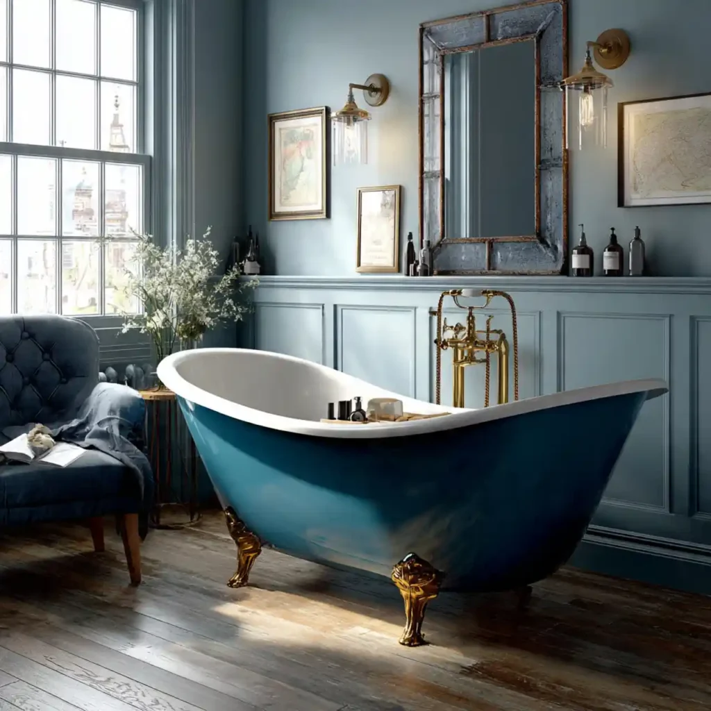 22-Blue Bathroom Idea
