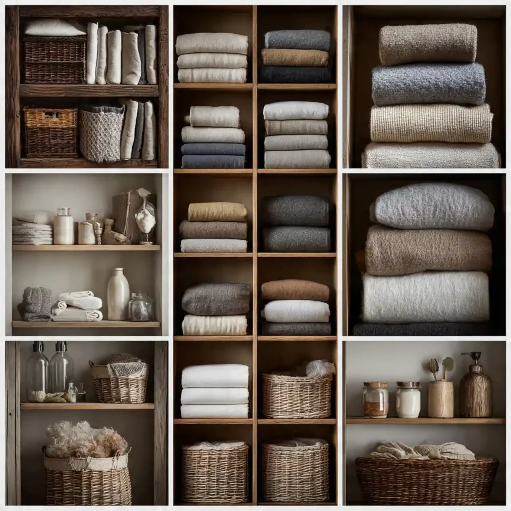 22-Narrow Linen Closet organization Idea