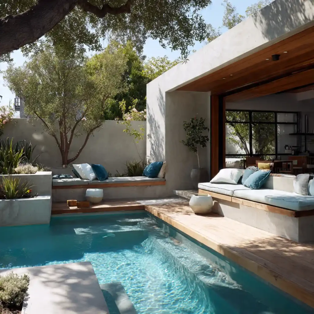 22-Outdoor Pool Area Idea