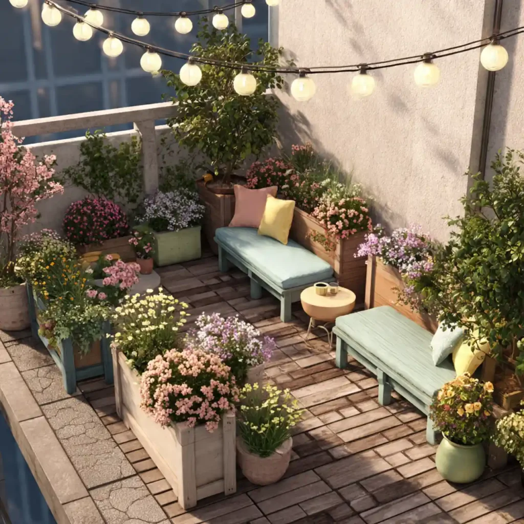 22-Rooftop Garden Idea