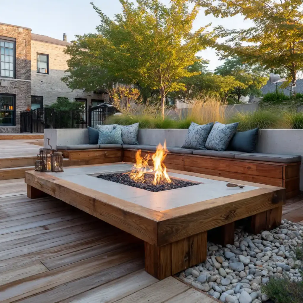 23-Outdoor Fire Pit Area Idea