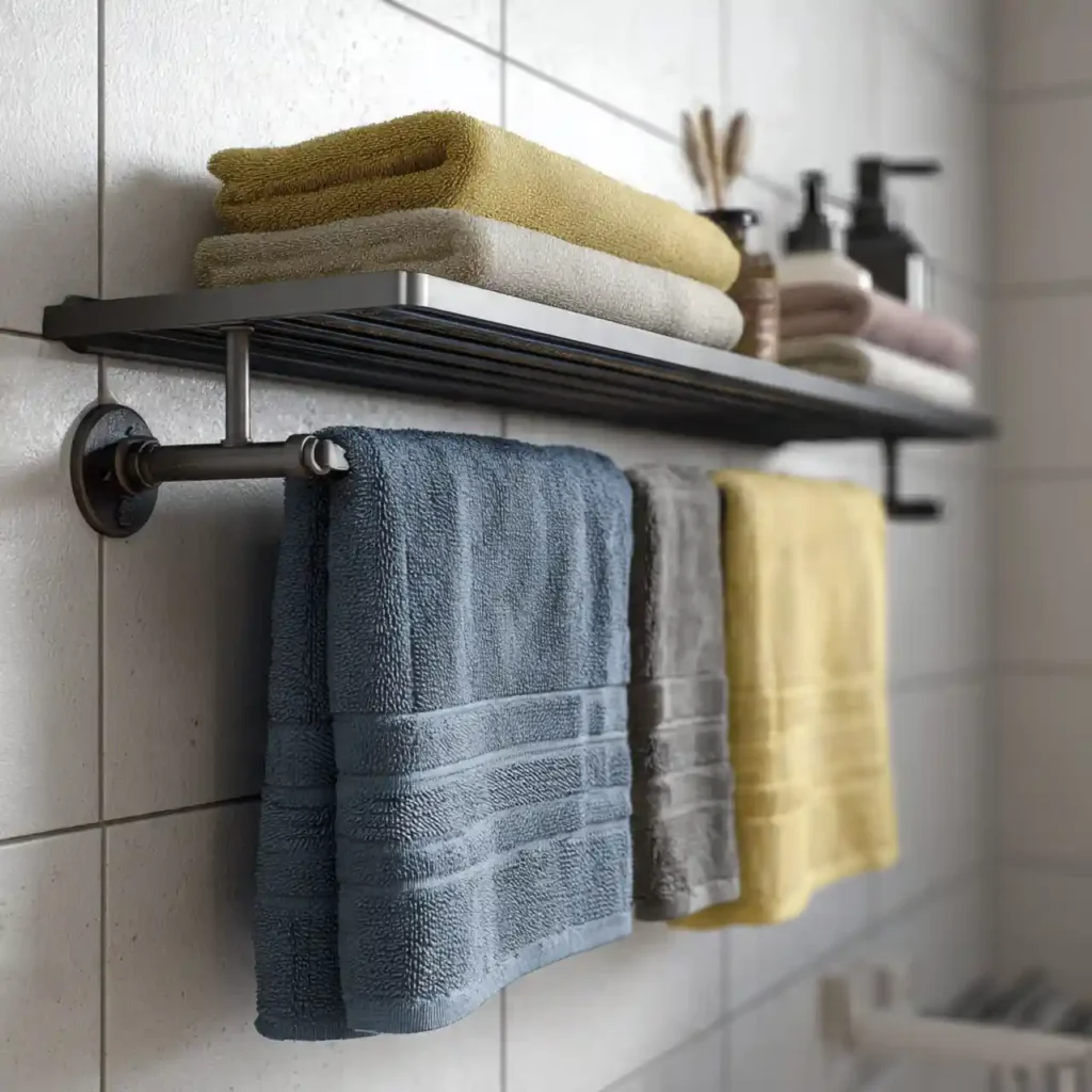 24-Bathroom Shelf Decor Idea