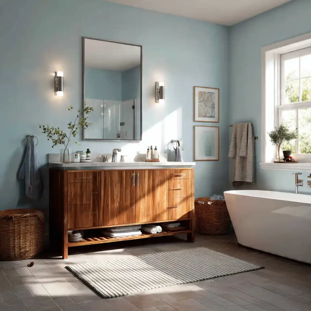 24-Blue Bathroom Idea