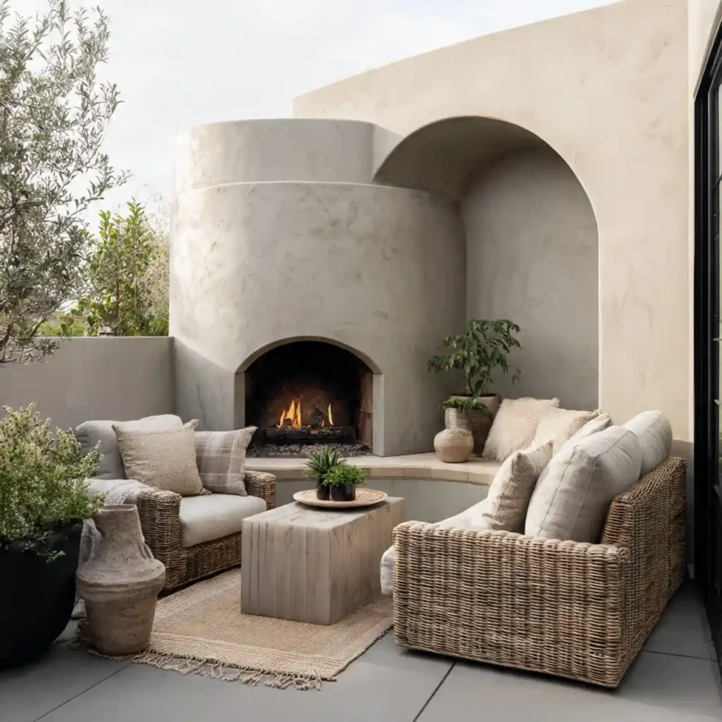 24-Outdoor Fireplace Idea