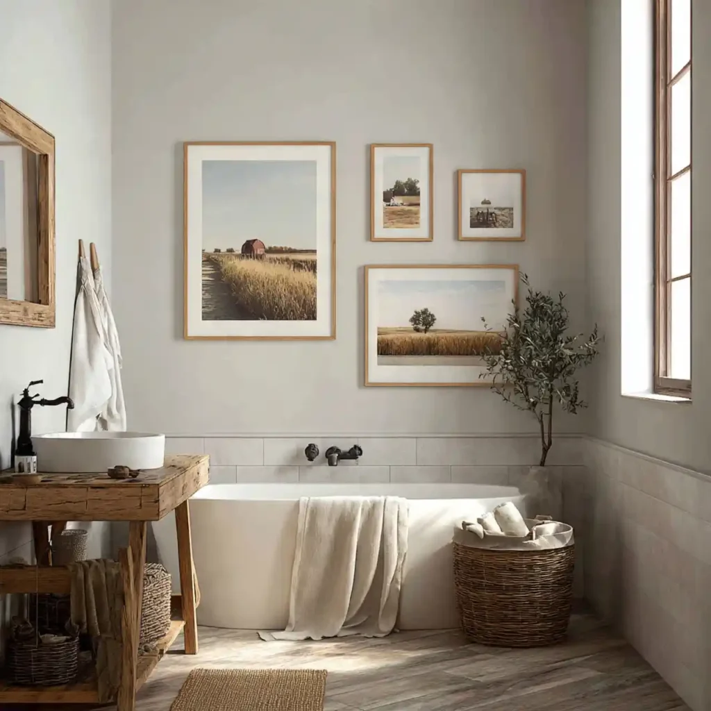 25-Farmhouse Bathroom Idea