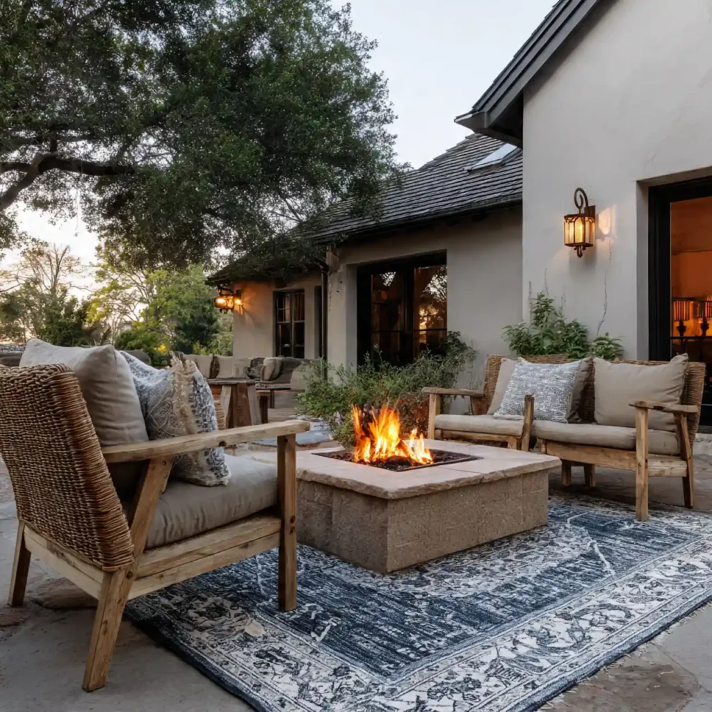 25-Outdoor Fire Pit Area Idea