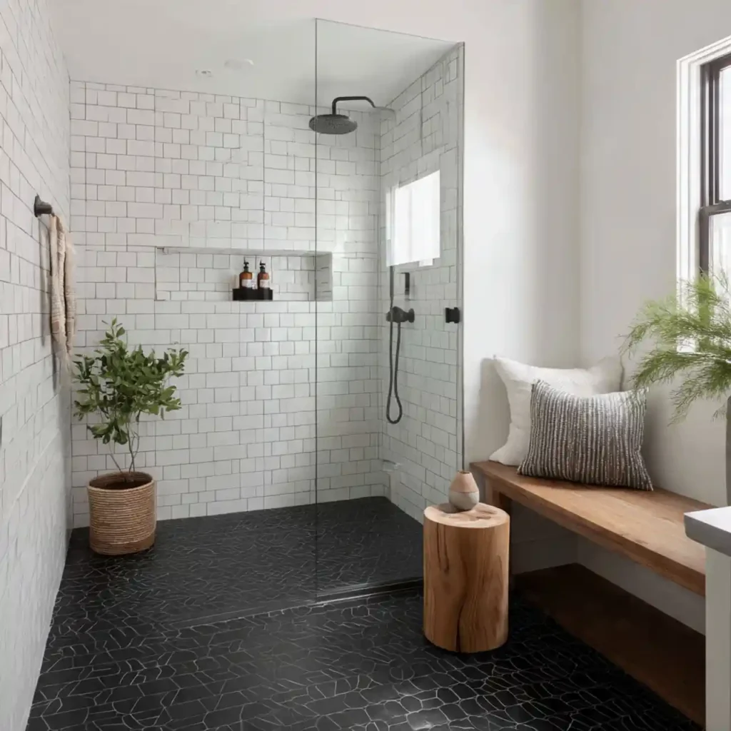 26-Black and White Bathroom Idea