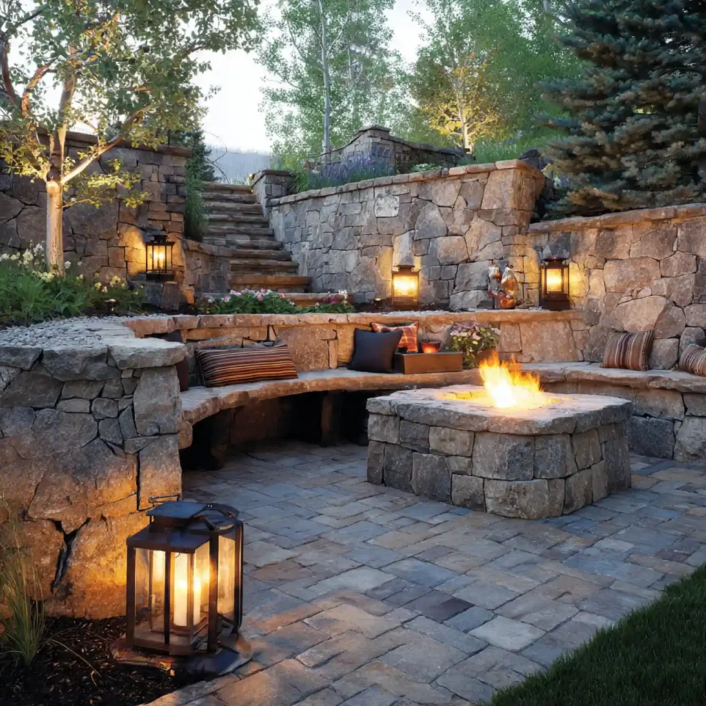 26-Outdoor Fire Pit Area Idea