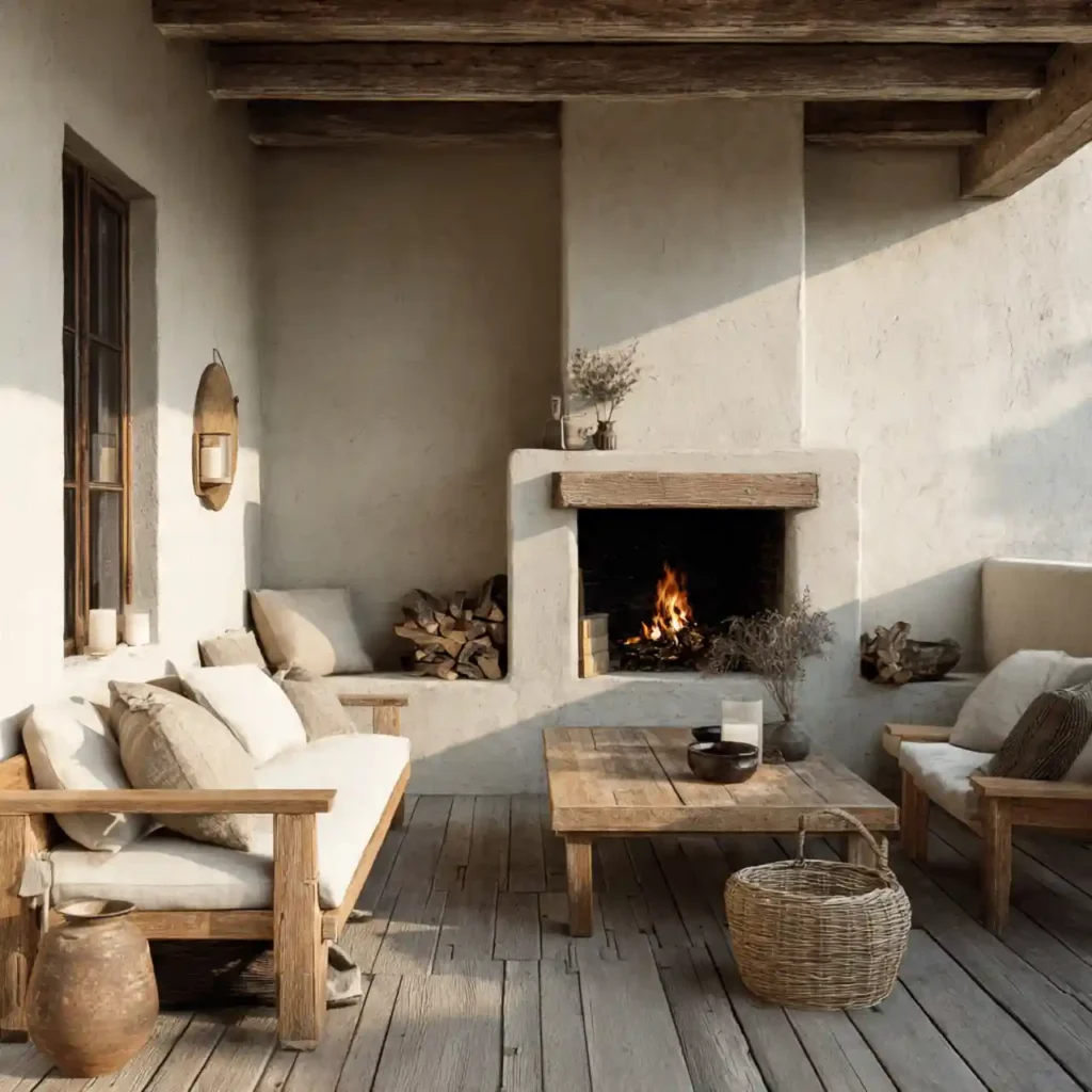 26-Outdoor Fireplace Idea