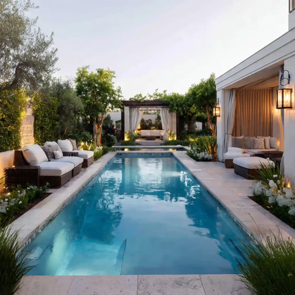 26-Outdoor Pool Area Idea