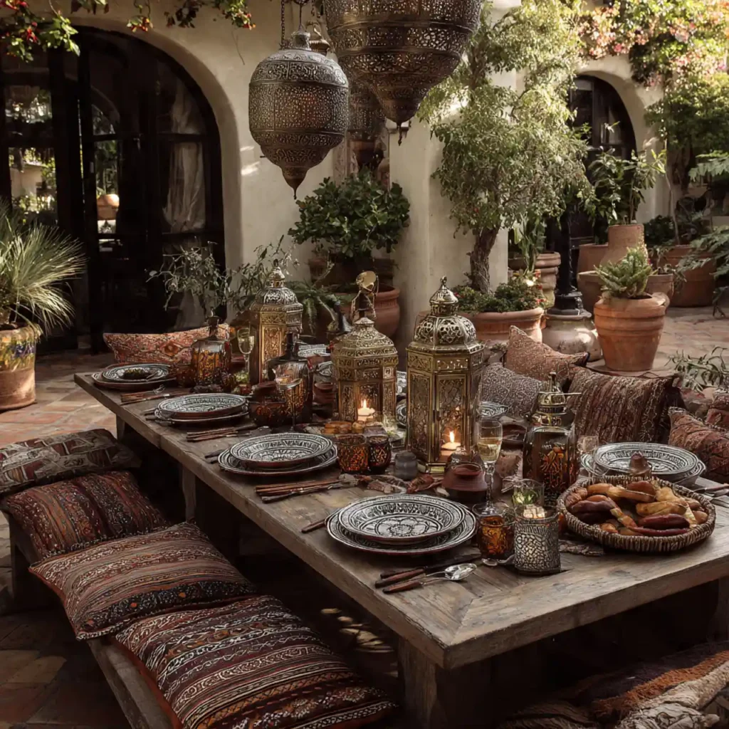 26-Outdoor Table Decor Idea