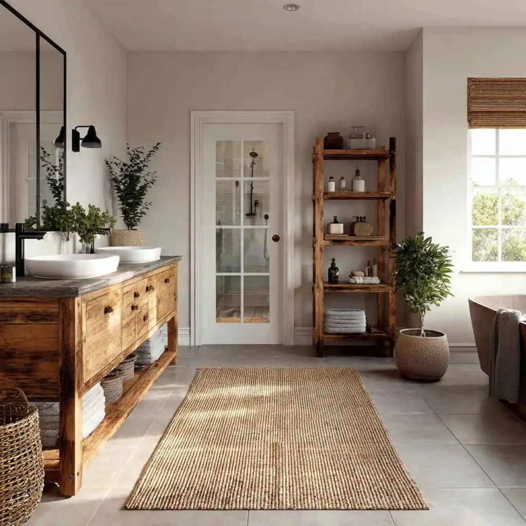 27-Farmhouse Bathroom Idea