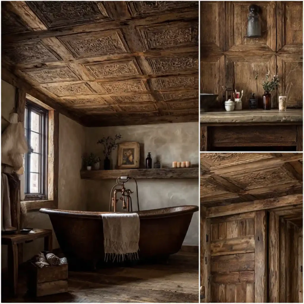 28-Farmhouse Bathroom Idea