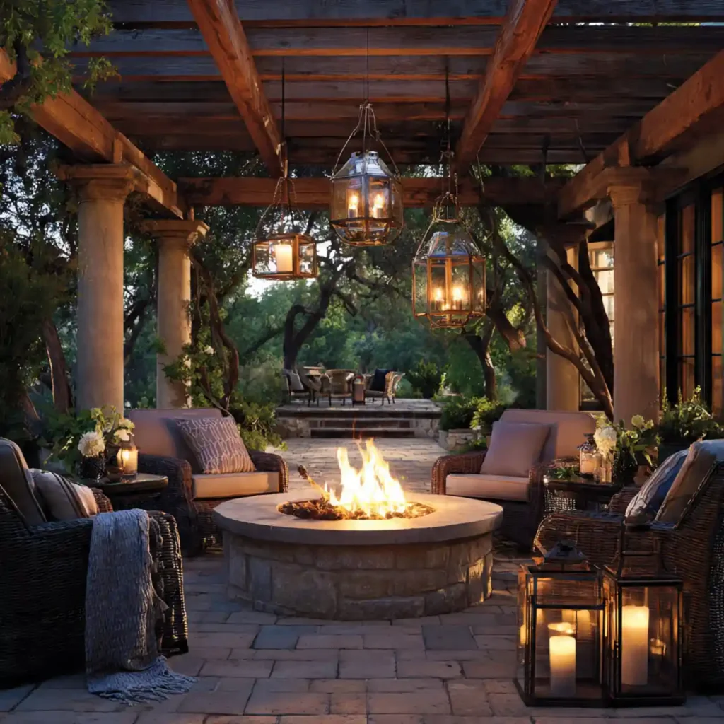 28-Outdoor Fire Pit Area Idea