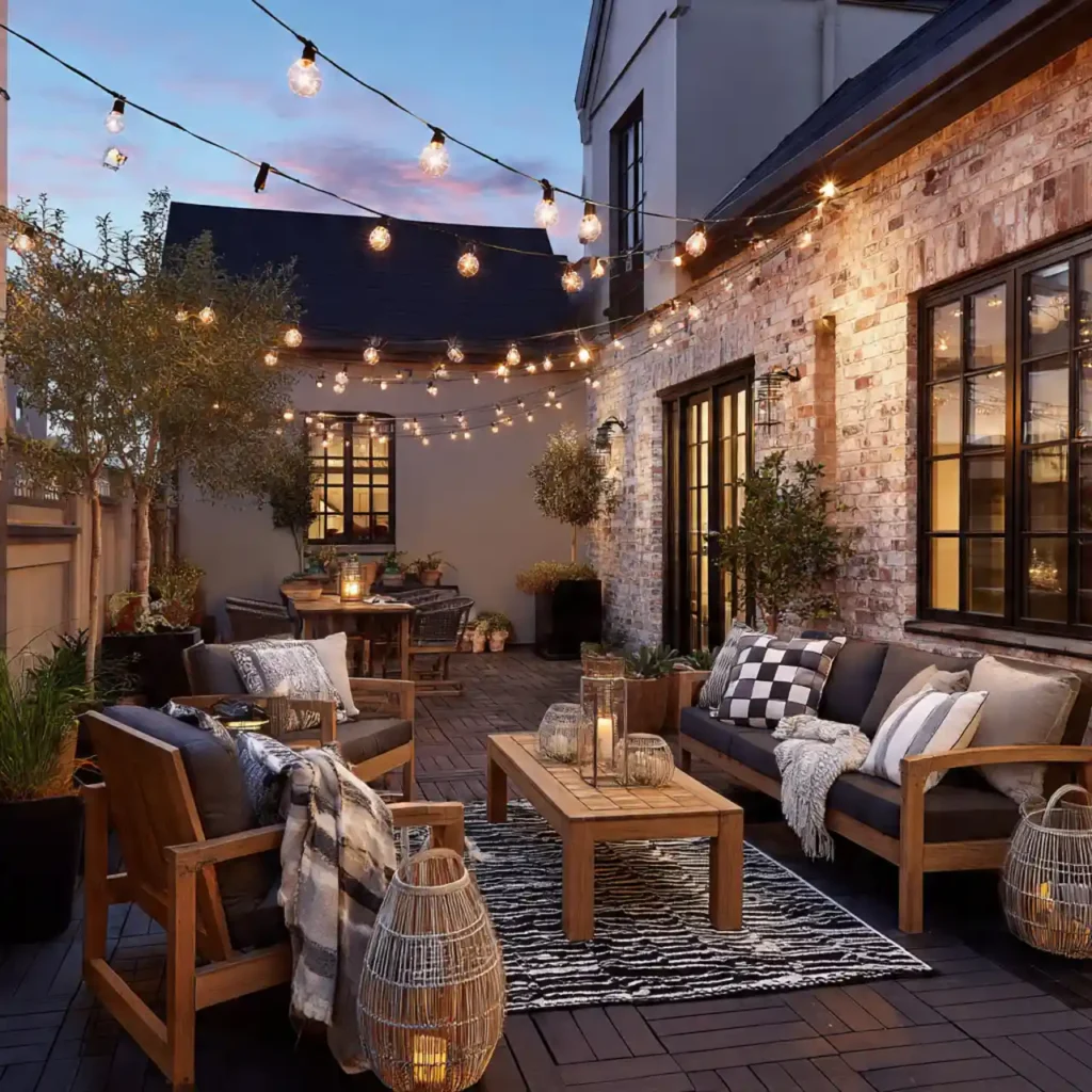 28-Outdoor Patio Lighting Idea
