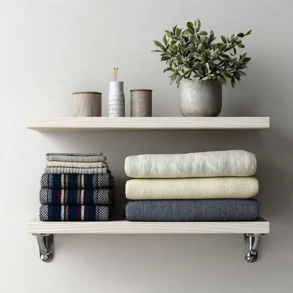 29-Bathroom Shelf Decor Idea