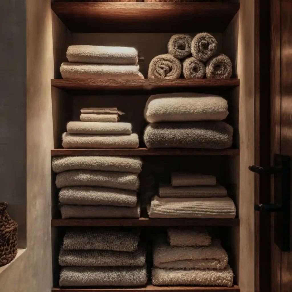 3-Narrow Linen Closet organization Idea