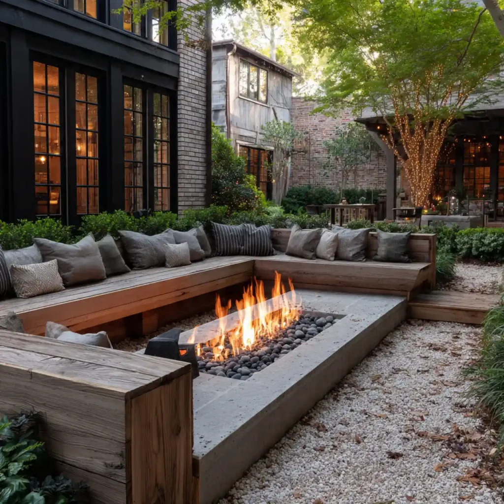 3-Outdoor Fire Pit Area Idea