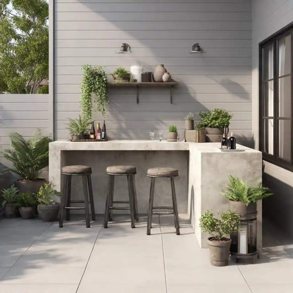 3-Outdoor Patio Bar Idea