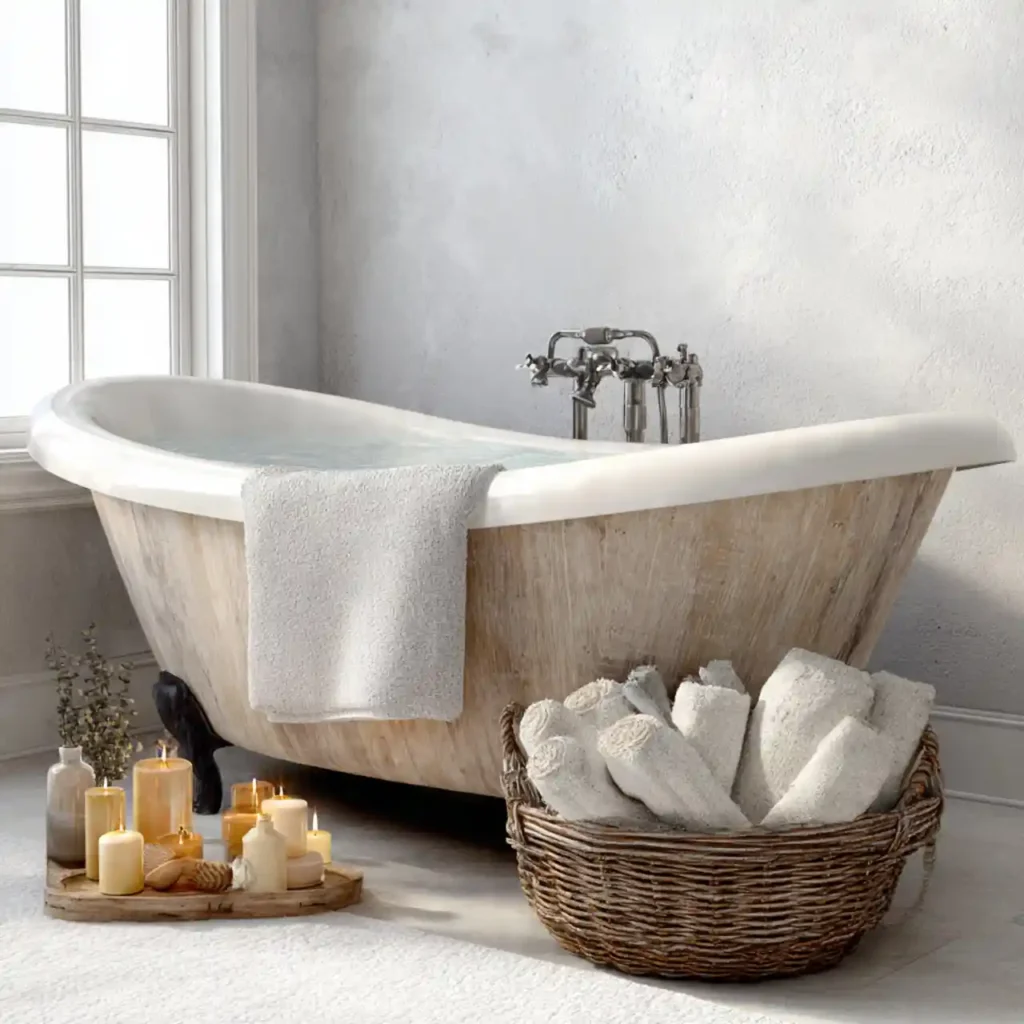 30-Bathtub Decor Idea