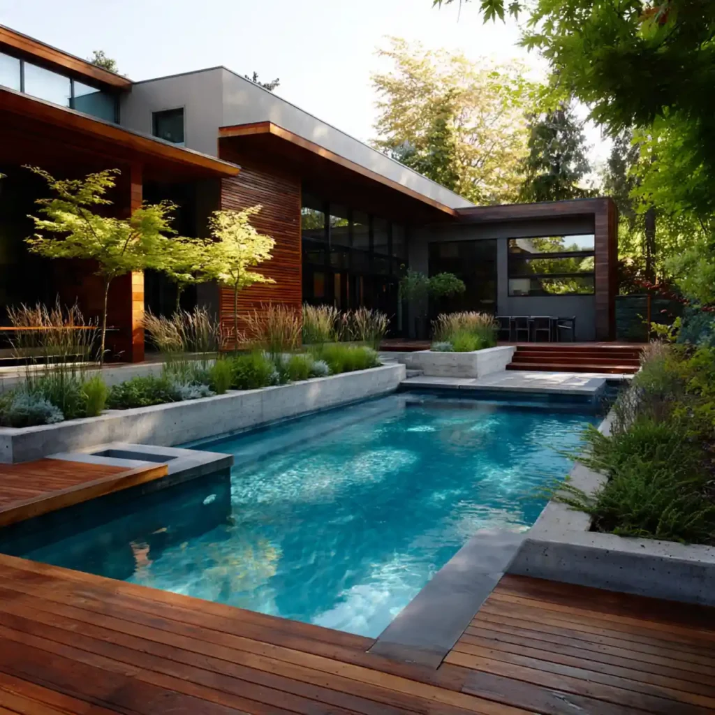 30-Outdoor Pool Area Idea