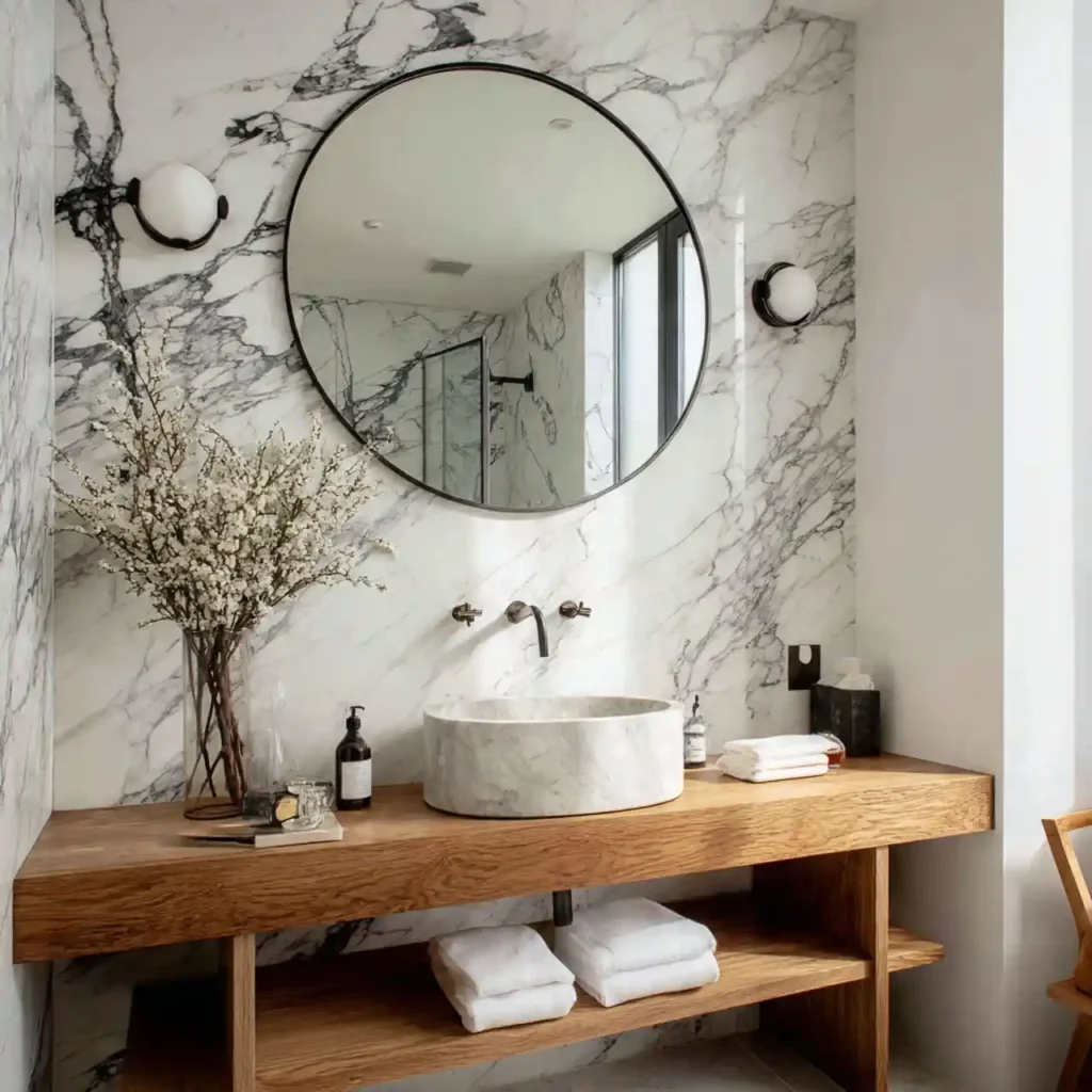 31-Black and White Bathroom Idea