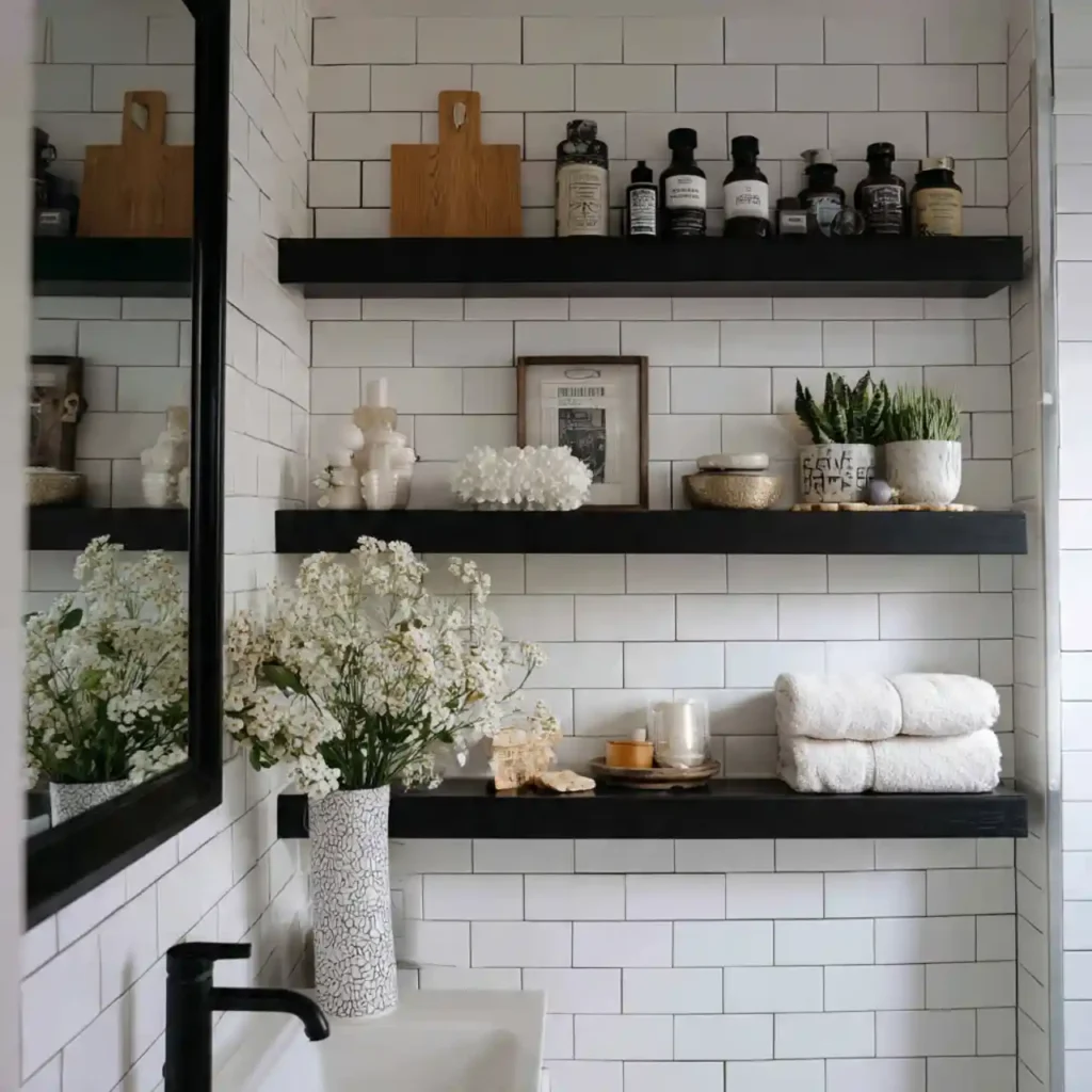 33-Black and White Bathroom Idea