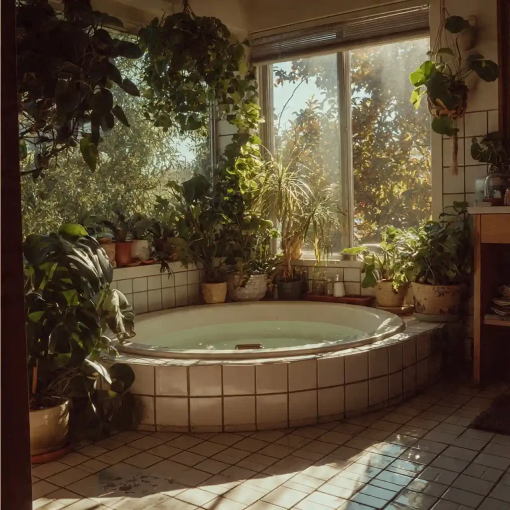 4-Bathtub Decor Idea