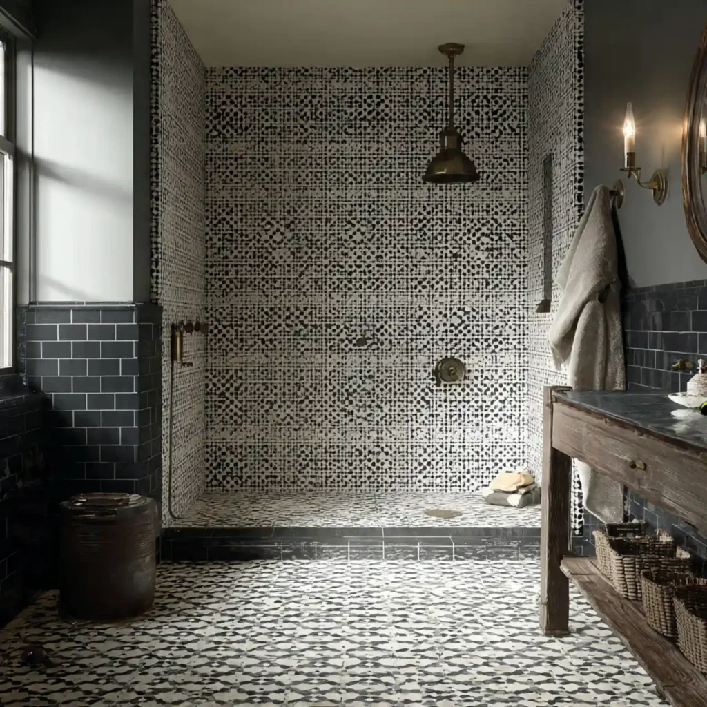 4-Black and White Bathroom Idea