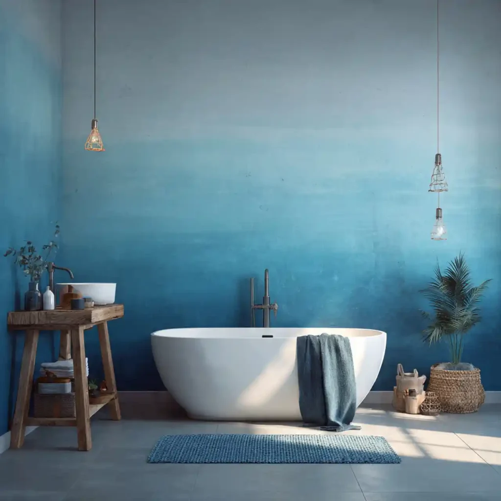 4-Blue Bathroom Idea