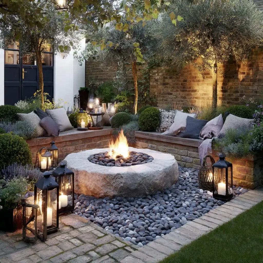 4-Outdoor Fire Pit Area Idea