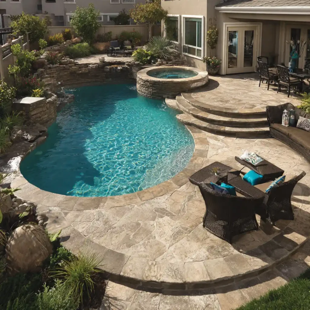 4-Outdoor Pool Area Idea