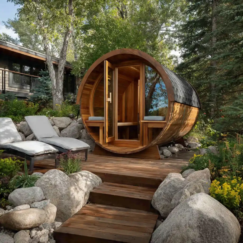 4-Outdoor Sauna Idea