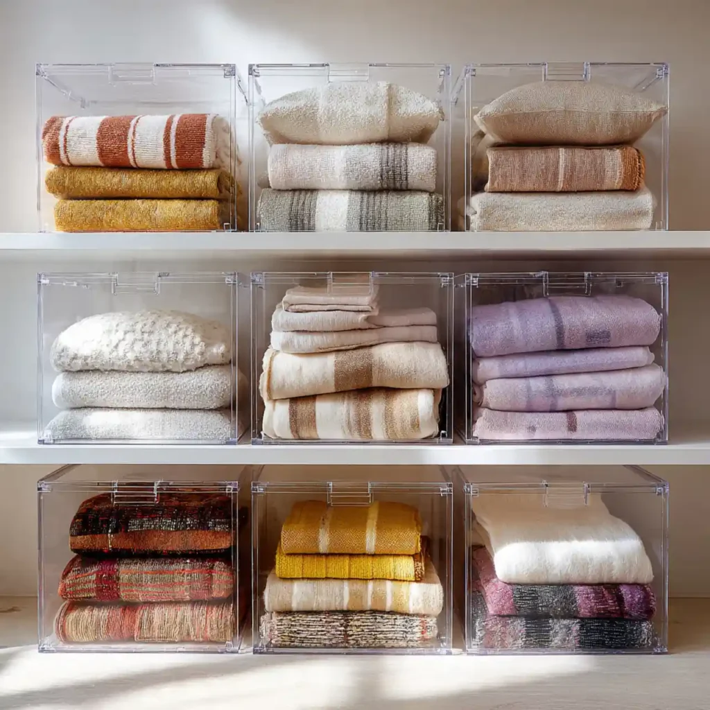 6-Bathroom Linen Closet Organization Idea