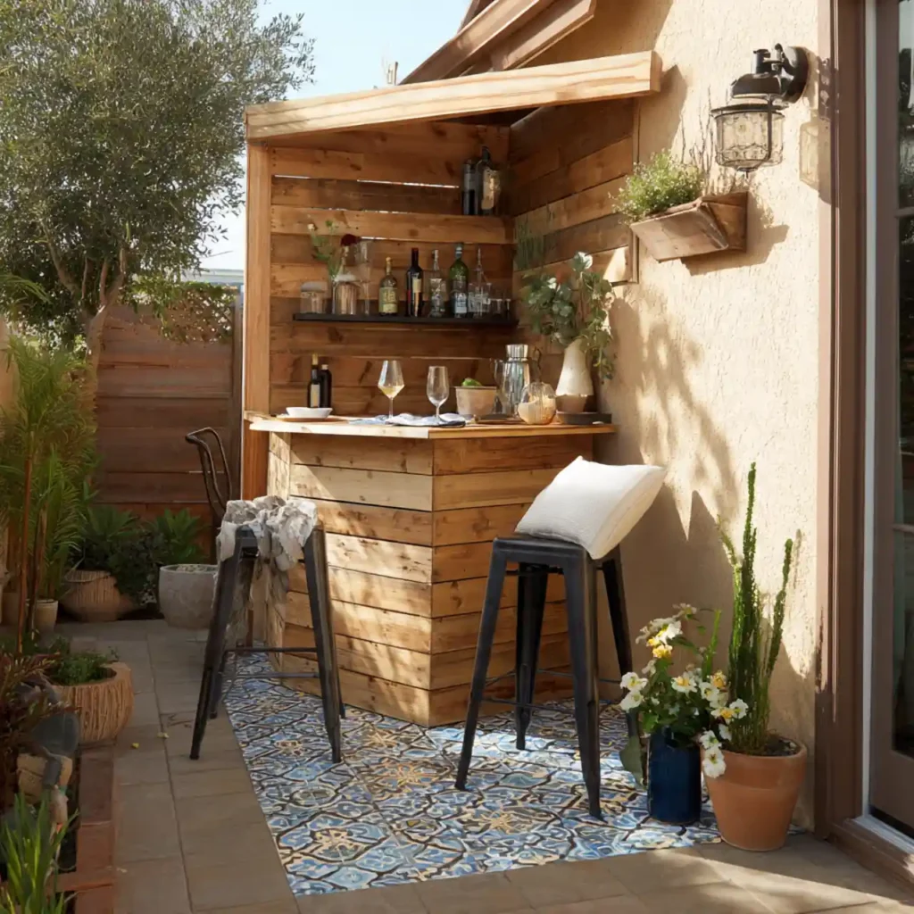 6-Outdoor Patio Bar Idea