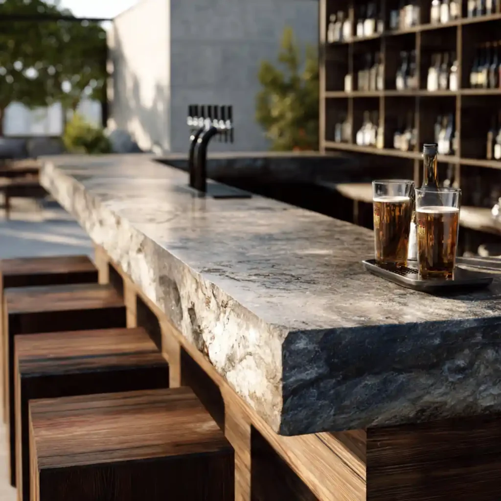 7-Outdoor Patio Bar Idea